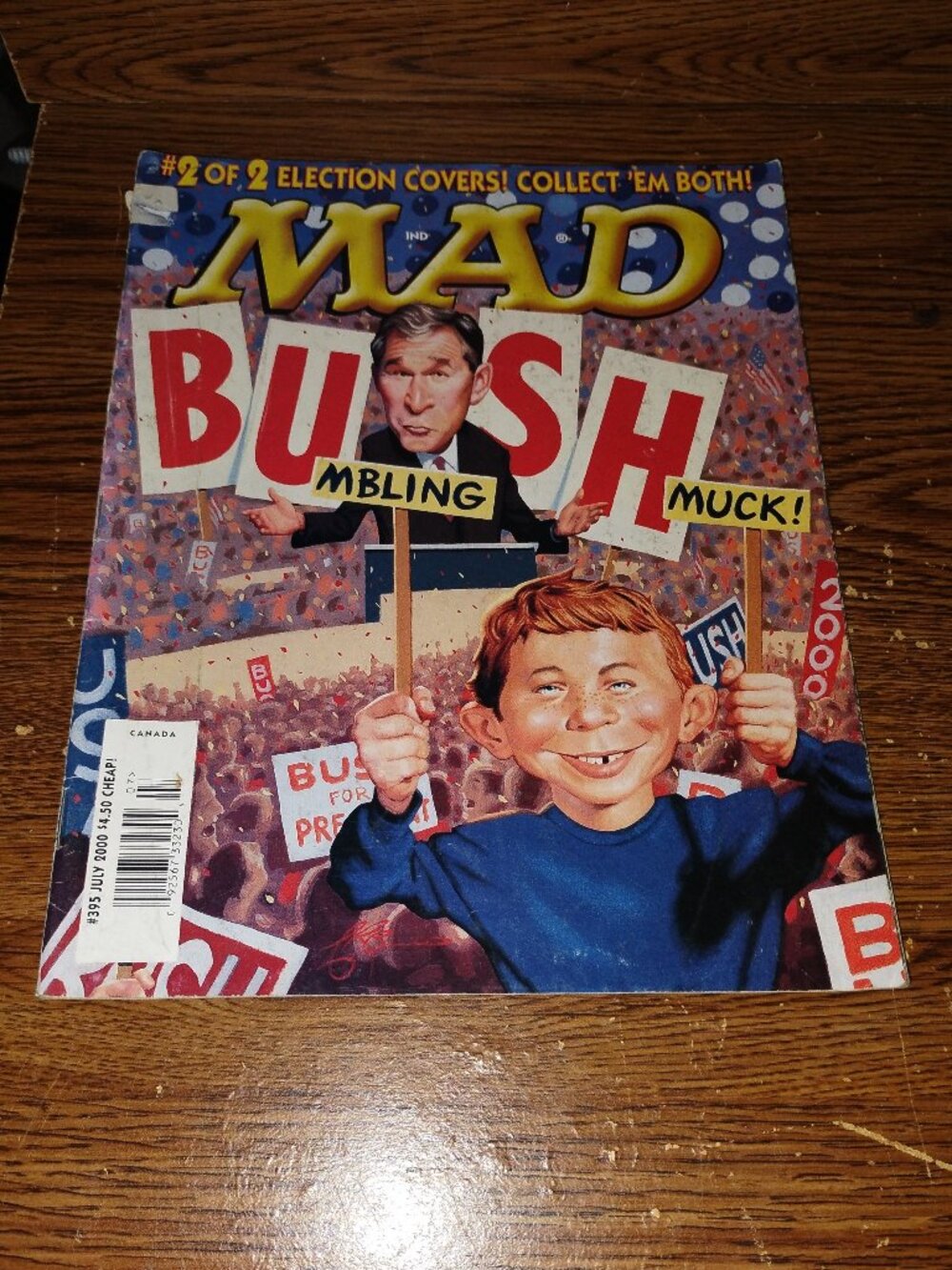 Mad Magazine #395 (July 2000) Election Issue (cover 2 or 2)